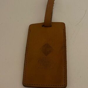 The Charles Hotel Boston, MA— Leather Luggage Tag Vintage